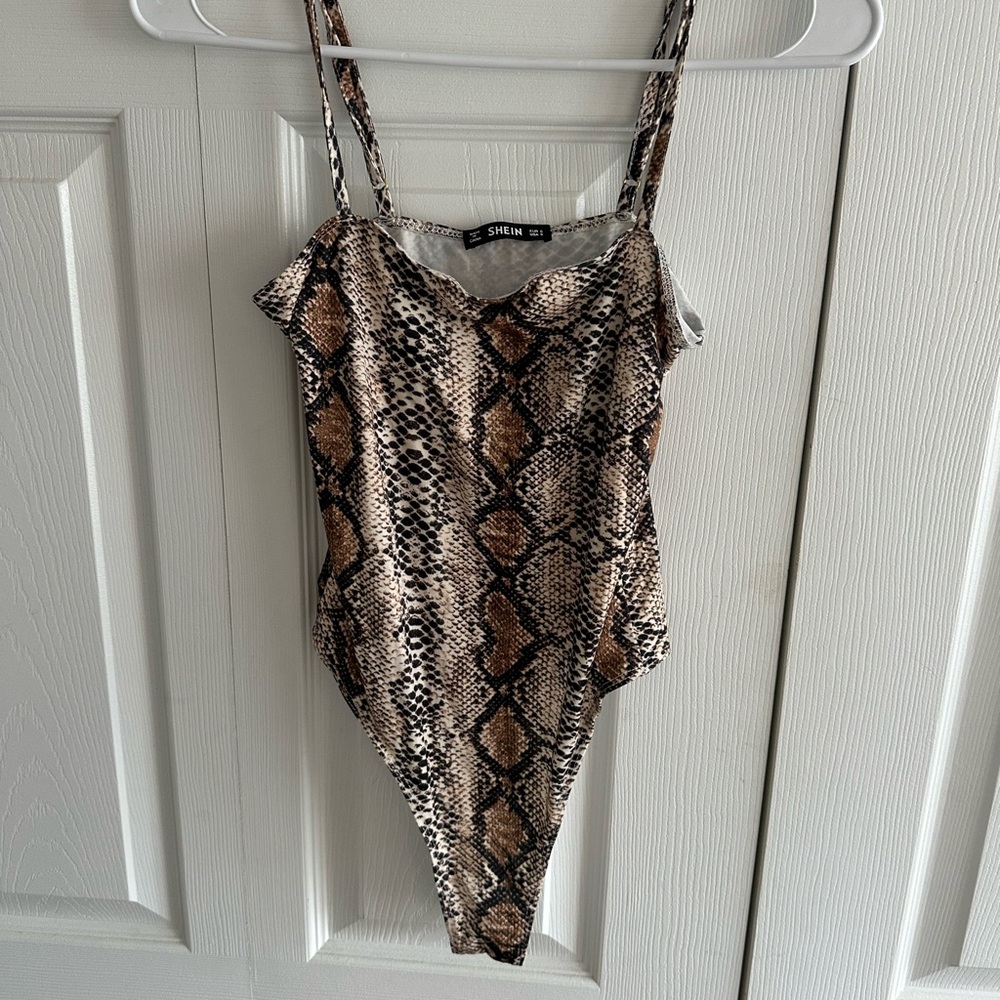 shein snakeskin body suit